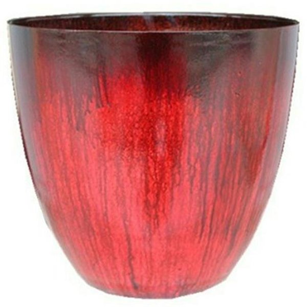 Gardener Select Gardener Select GSAEPR12206 12 in. Red Flower Egg Planter GSAEPR12206